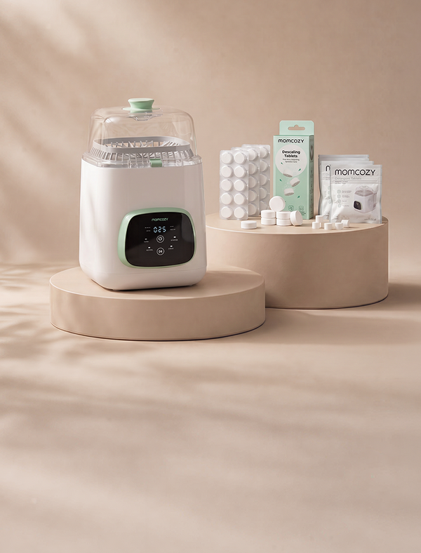 Cleaning Bundle: KleanPal Pro Baby Bottle Washer + 120 Cleaning & 30 Descaling Tablets