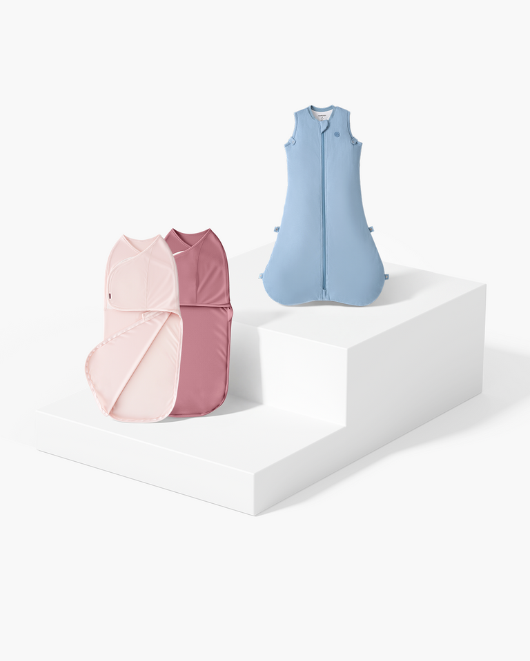Translation missing: en.Baby Sleep Sack 1.5 TOG &amp; Easy Swaddle Wrap For 0-3M Bundle