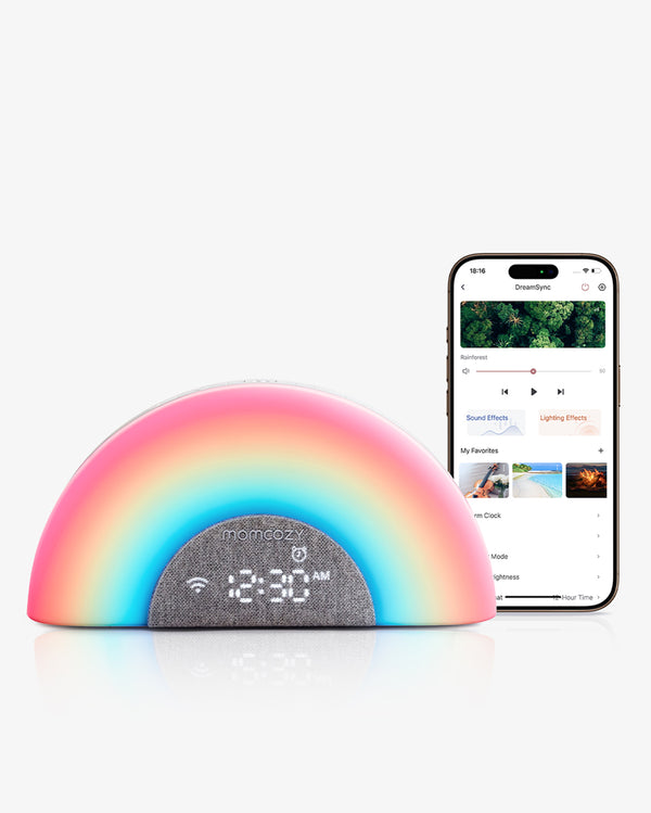 Smart Baby Sound Machine - Rainbow Light & App Control