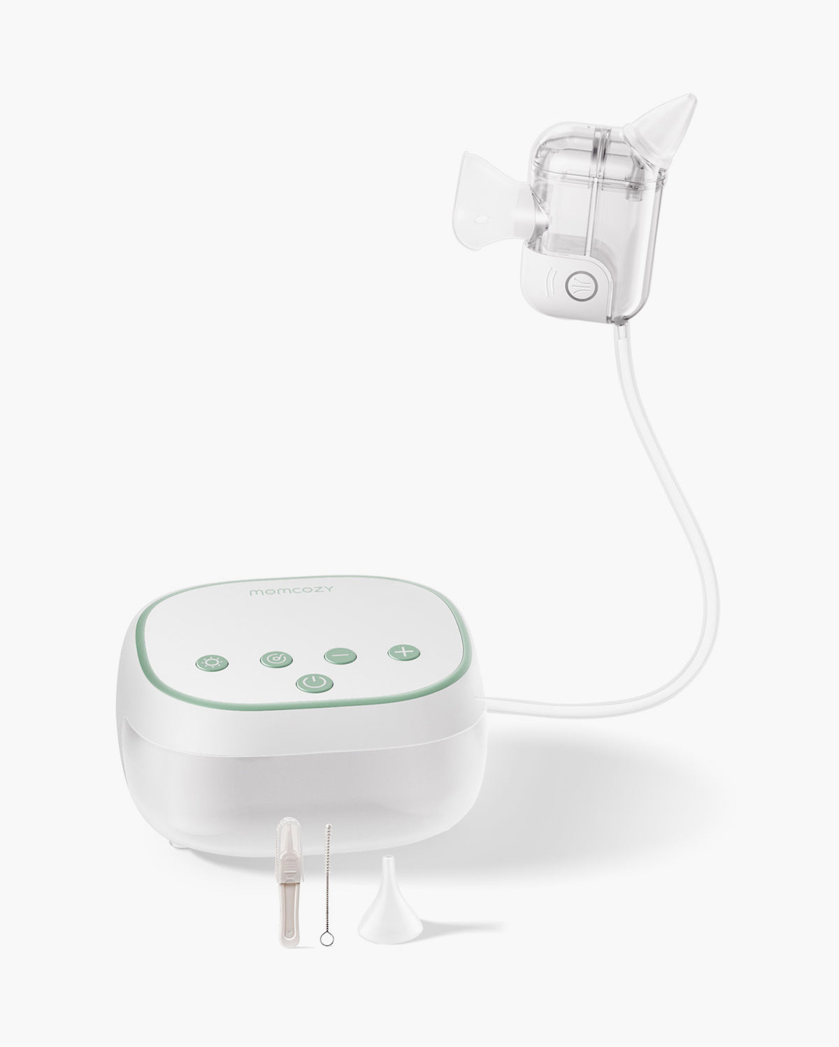 Momcozy BreezyClear Pro™ 2‑w 1 Elektryczny Aspirator do Nosa ze Sprayem & Ssaniem