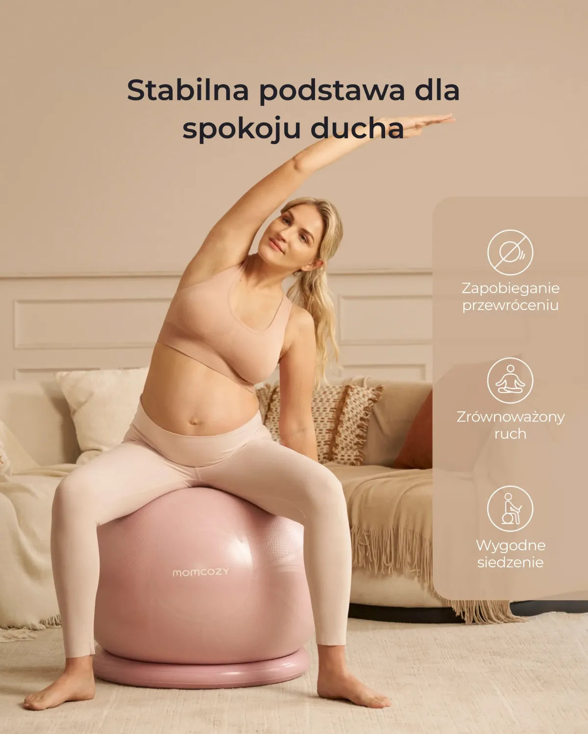 BirthEase Pregnancy Ball  Set— Birthing Ball