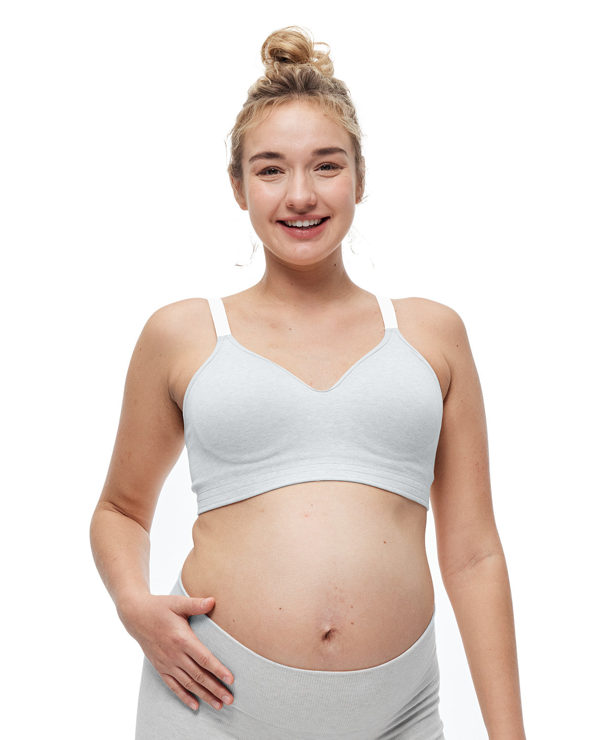 Momcozy U.S. Bawełniane Bezszwowe Biustonosze Codzienne