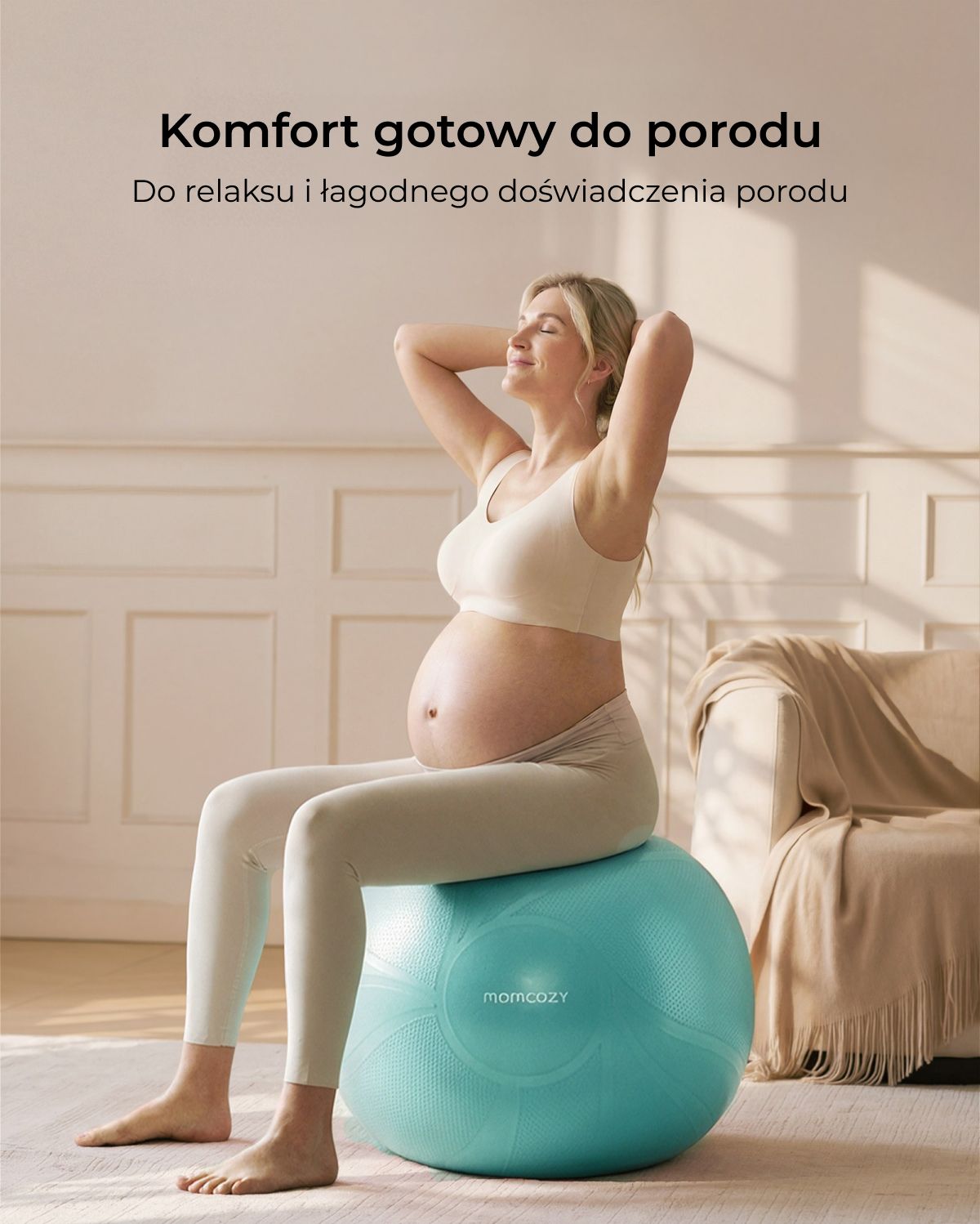 Zestaw Piłki dla Kobiet w Ciązy BirthEase — Piłka Porodowa