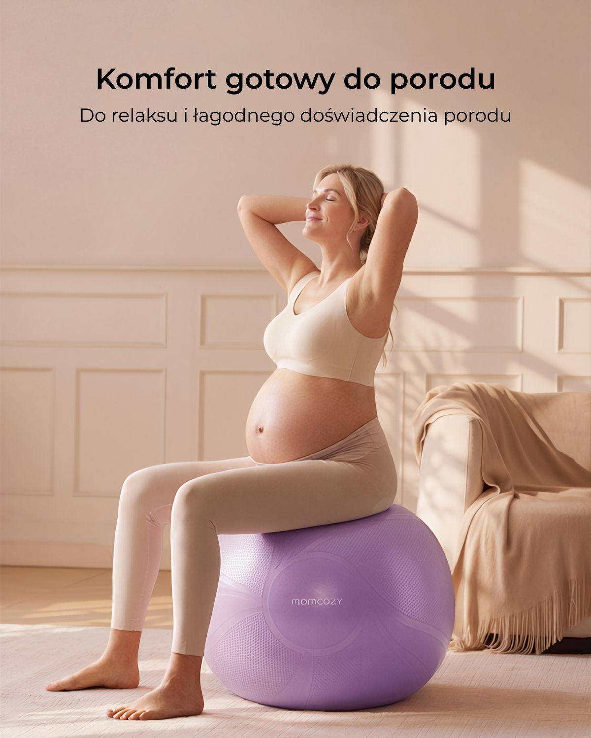 Zestaw Piłki dla Kobiet w Ciązy BirthEase — Piłka Porodowa