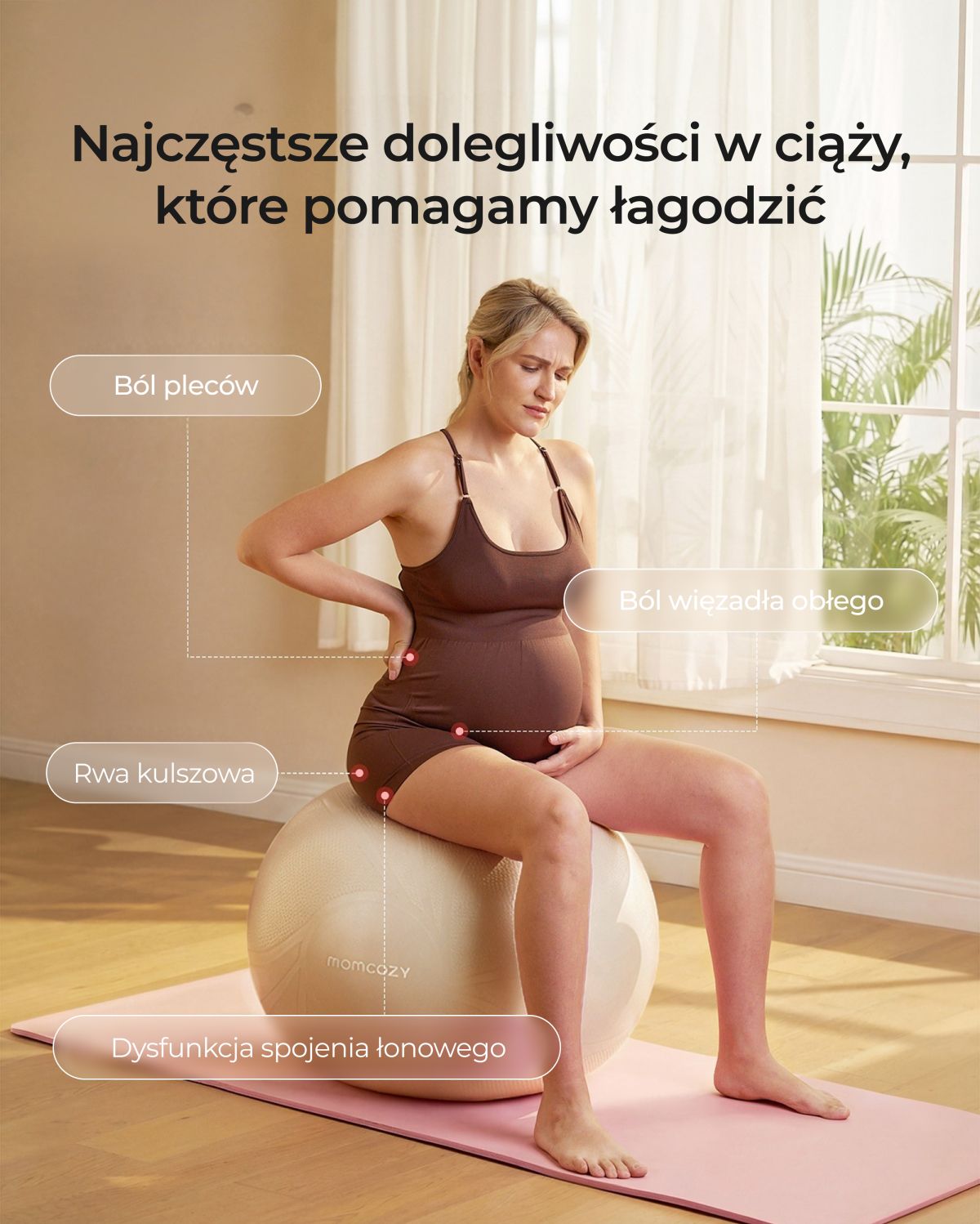 Zestaw Piłki dla Kobiet w Ciązy BirthEase — Piłka Porodowa