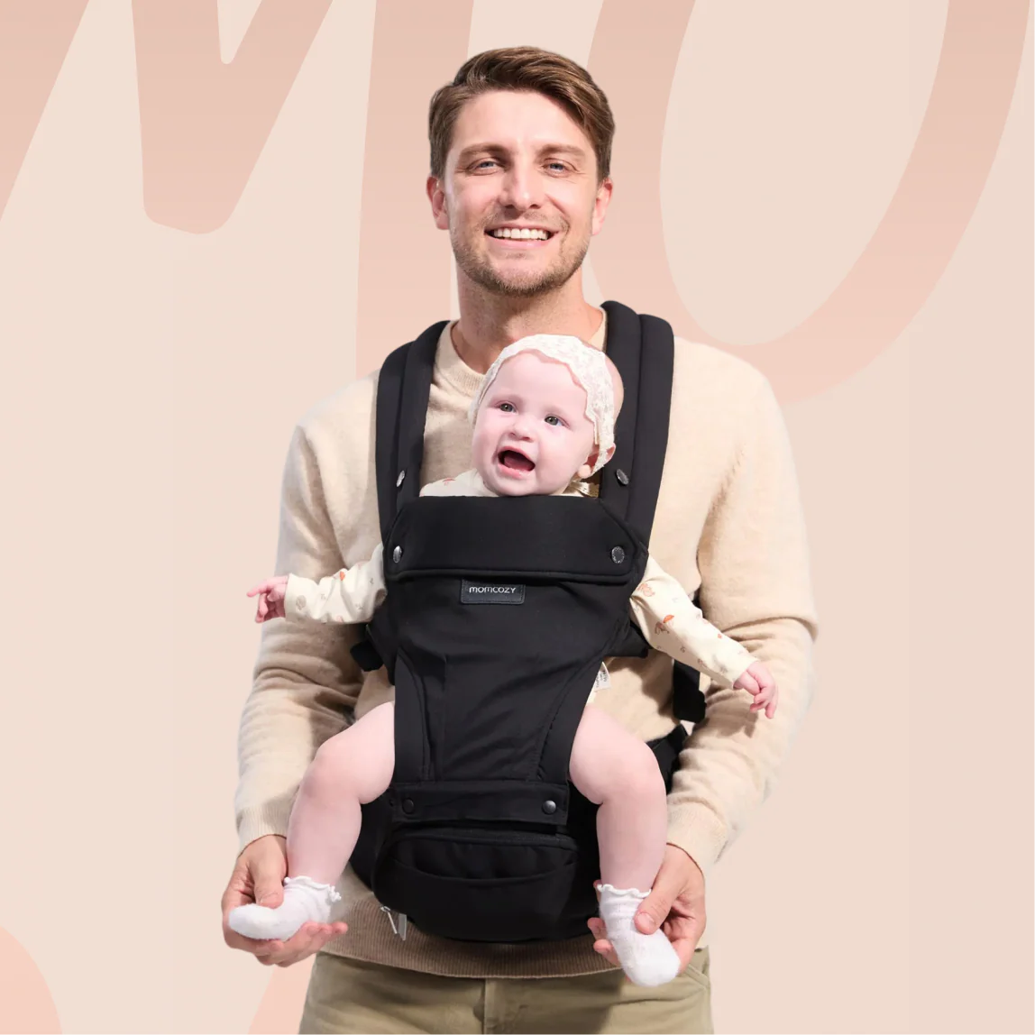 Momcozy 2-in-1 Nosidełko Biodrowe