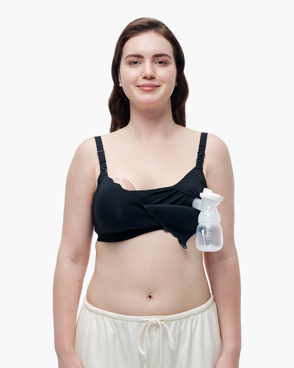 Momcozy Hands-Free Chłodzący Biustonosz do Karmienia i Odciągania Pokarmu