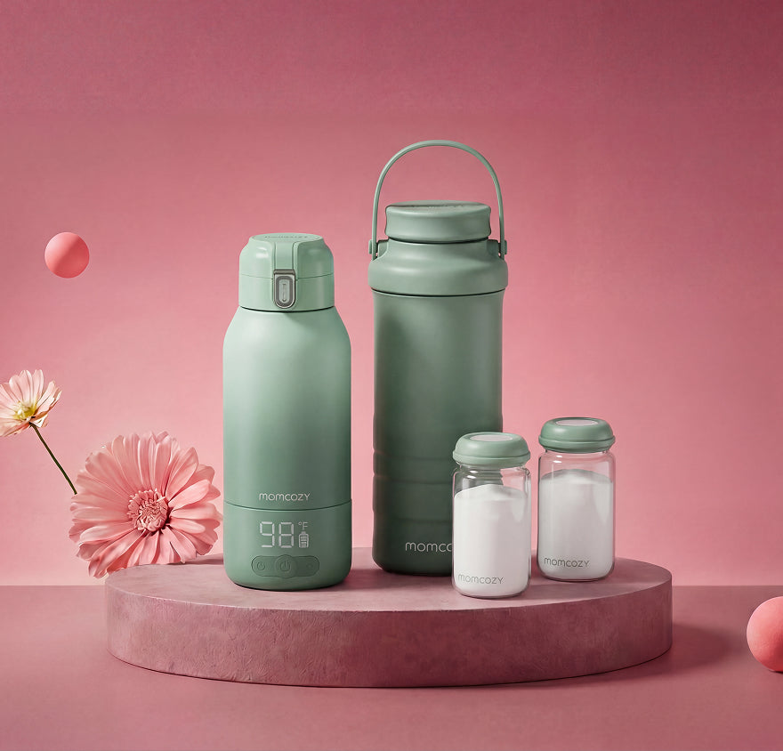 Przenośny Podgrzewacz do Mleka + Chłodziarka 22oz - Zestaw w Biegu