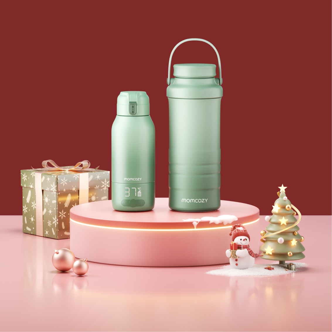 Przenośny Podgrzewacz do Mleka + Chłodziarka 22oz - Zestaw w Biegu