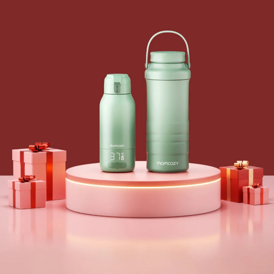 Przenośny Podgrzewacz do Mleka + Chłodziarka 22oz - Zestaw w Biegu