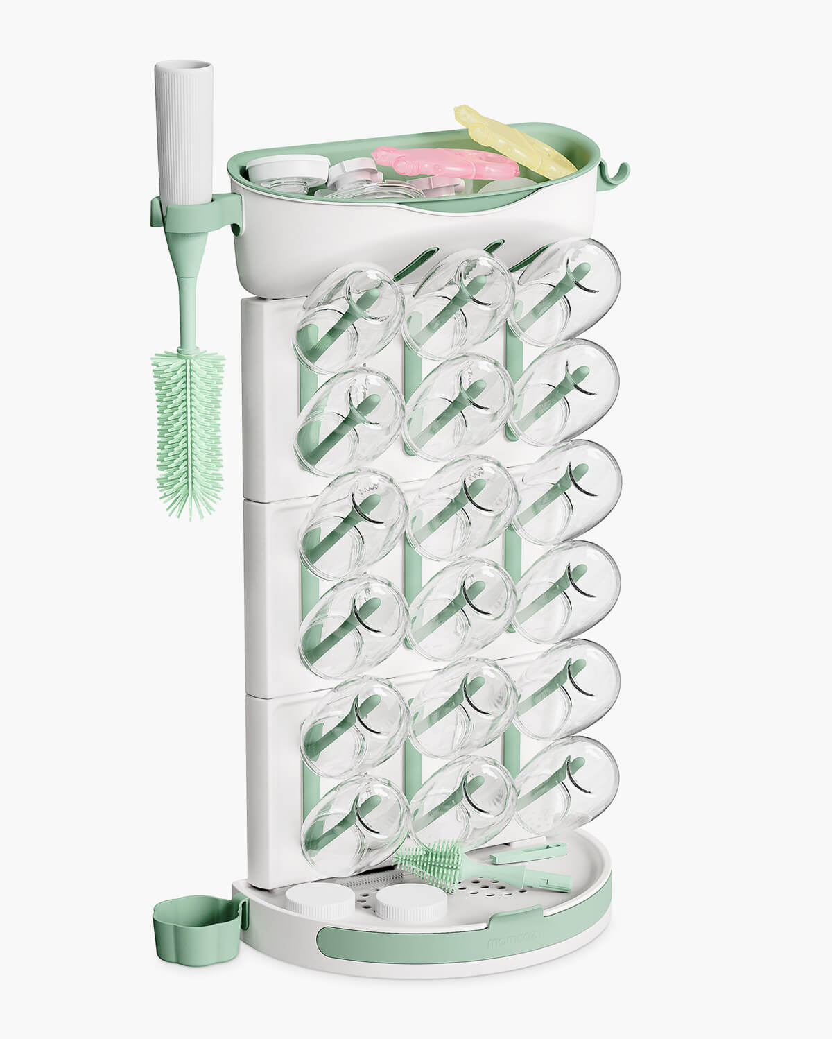 Momcozy DIY Większy Stojak do Suszenia Butelek na 18 Butelek