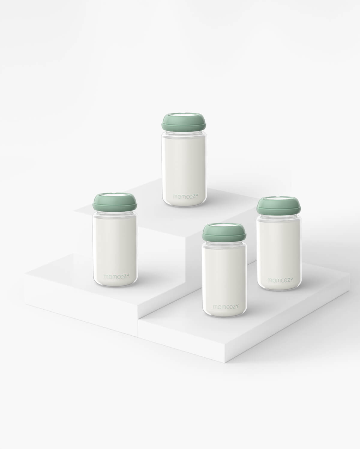 Natural Baby Bottle Compatible with Momcozy Cooler, 4PCS