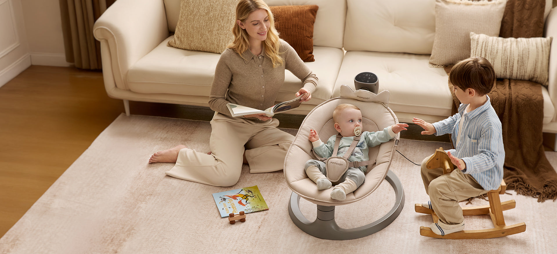 New Release 2-in-1 Electric Baby Swing