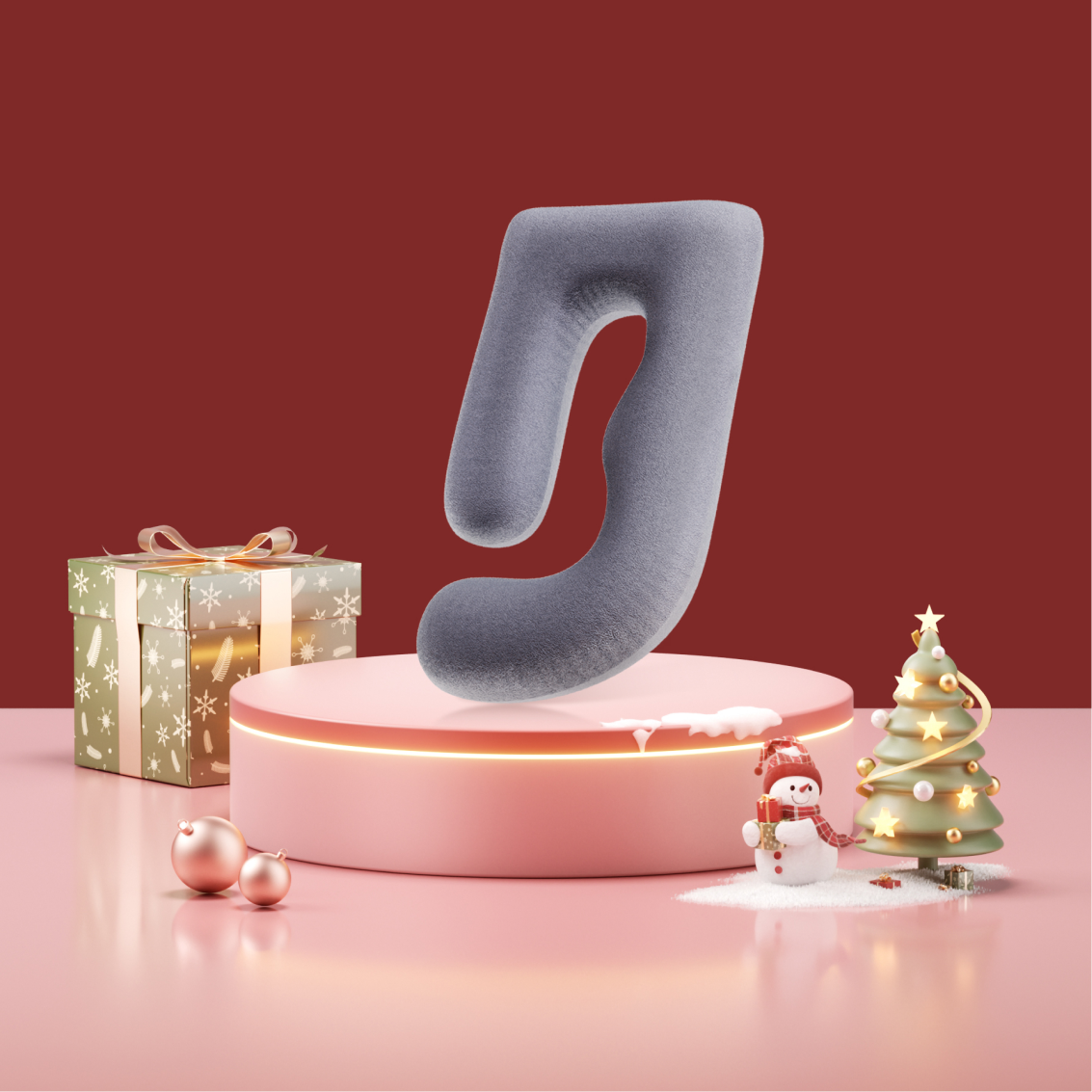 Huggable - Poduszka Ciążowa w Kształcie U