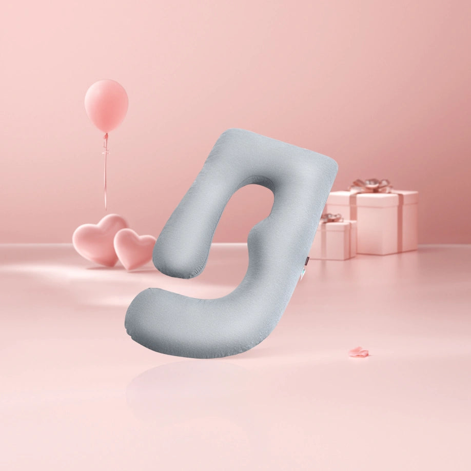 Poduszka Ciążowa w Kształcie U z Chłodzącej Tkaniny