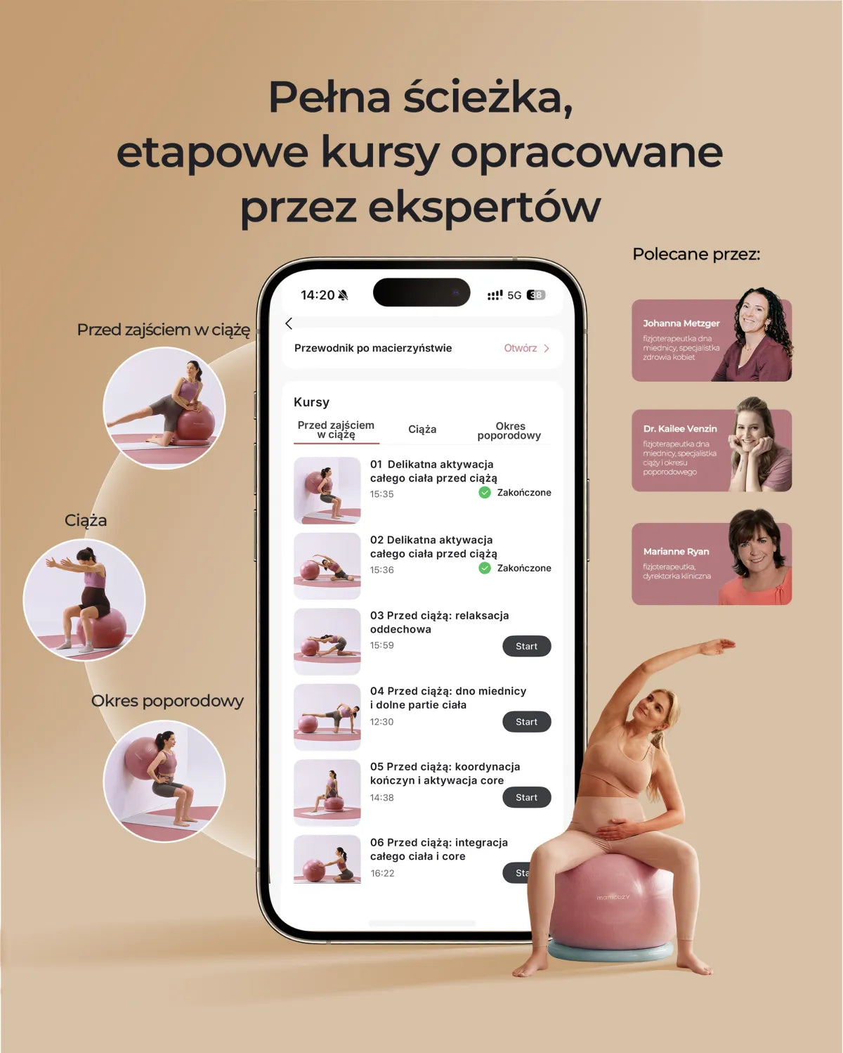 BirthEase Pregnancy Ball  Set— Birthing Ball