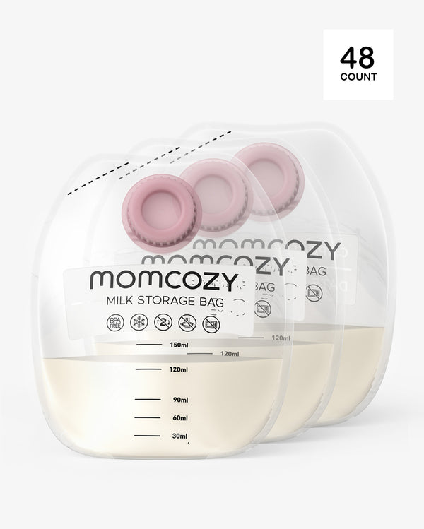 Momcozy Screw-on Woreczki do Przechowywania Mleka Matki (48 szt.)