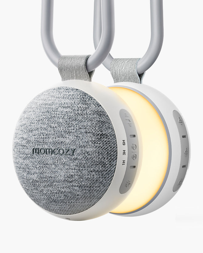 Portable Baby Sound Machine for Travel, Stroller & Sleep | Momcozy