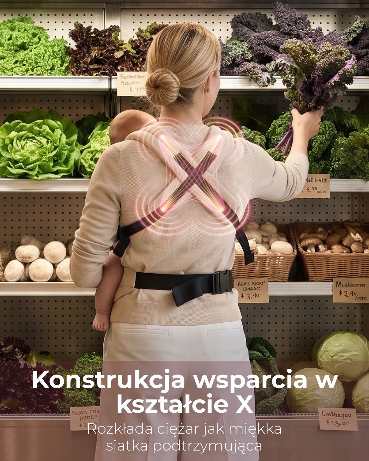 PureHug Nosidełko dla Dzieci - Ergonomiczne, Wygodne i Lekkie