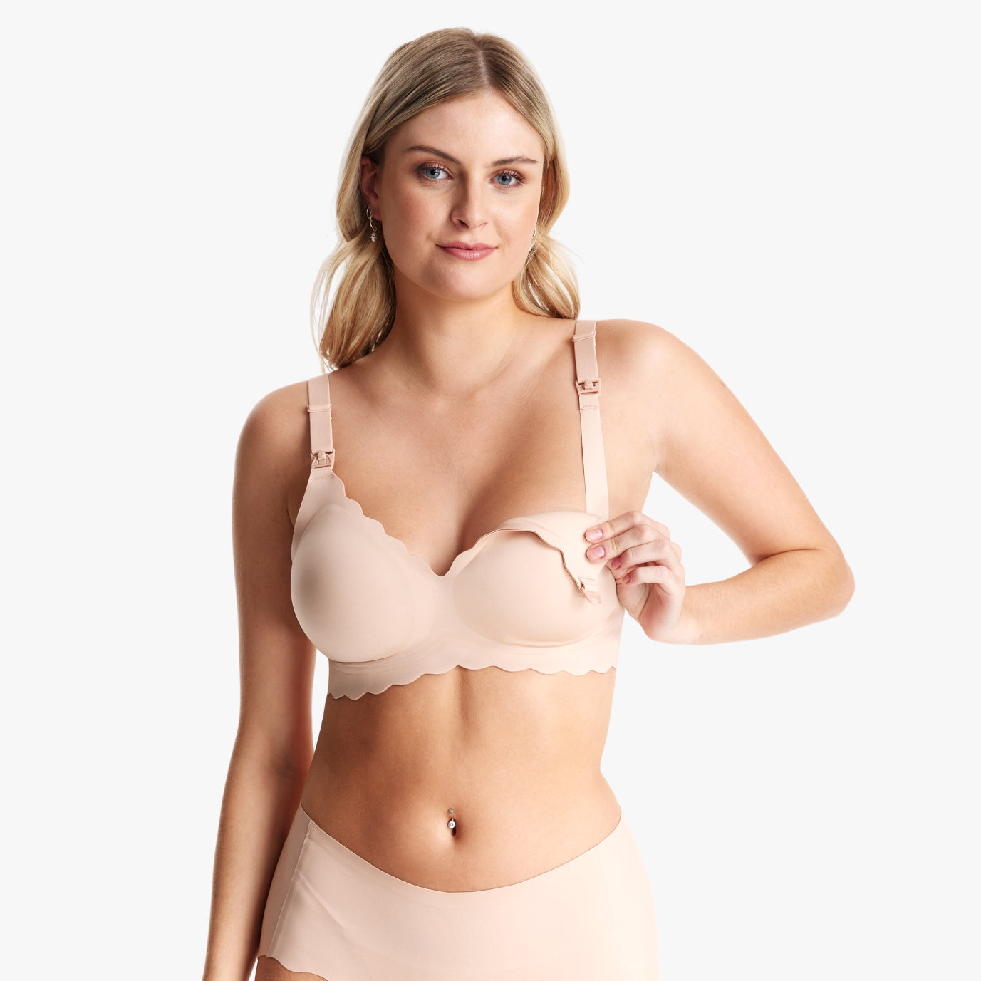 Jelly Strip Seamless Nursing Bra YN46