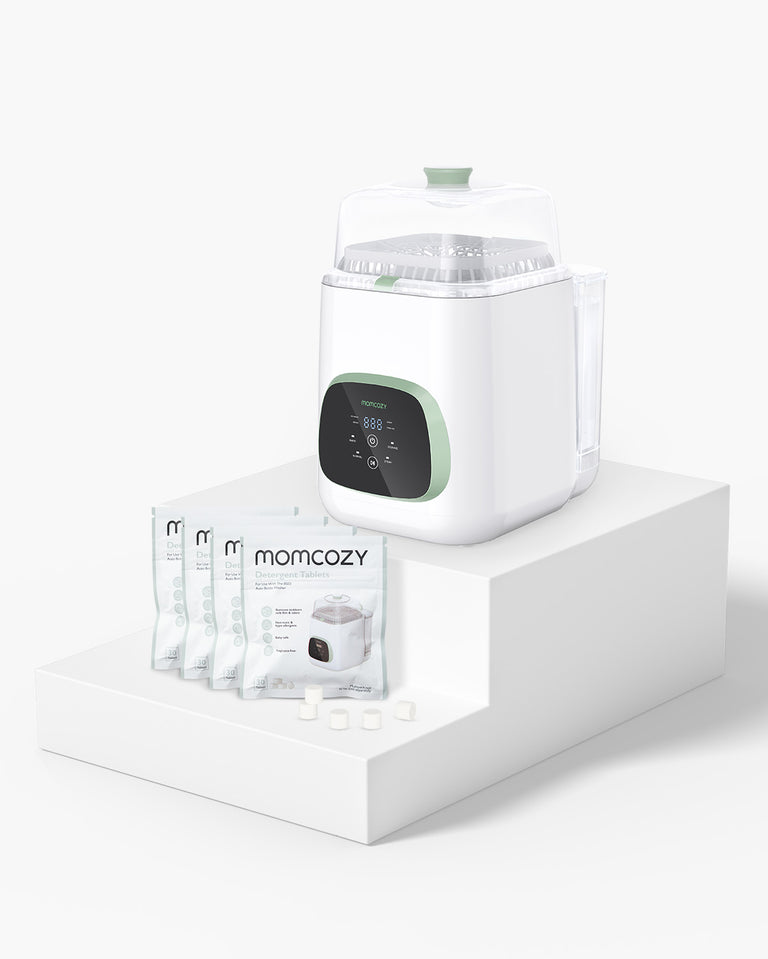 Time-Saving Cleaning Bundle: KleanPal Pro Bottle Washer + 120 Cleaning Tablets