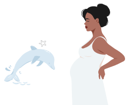 Pregnancy Comfort Illustration
