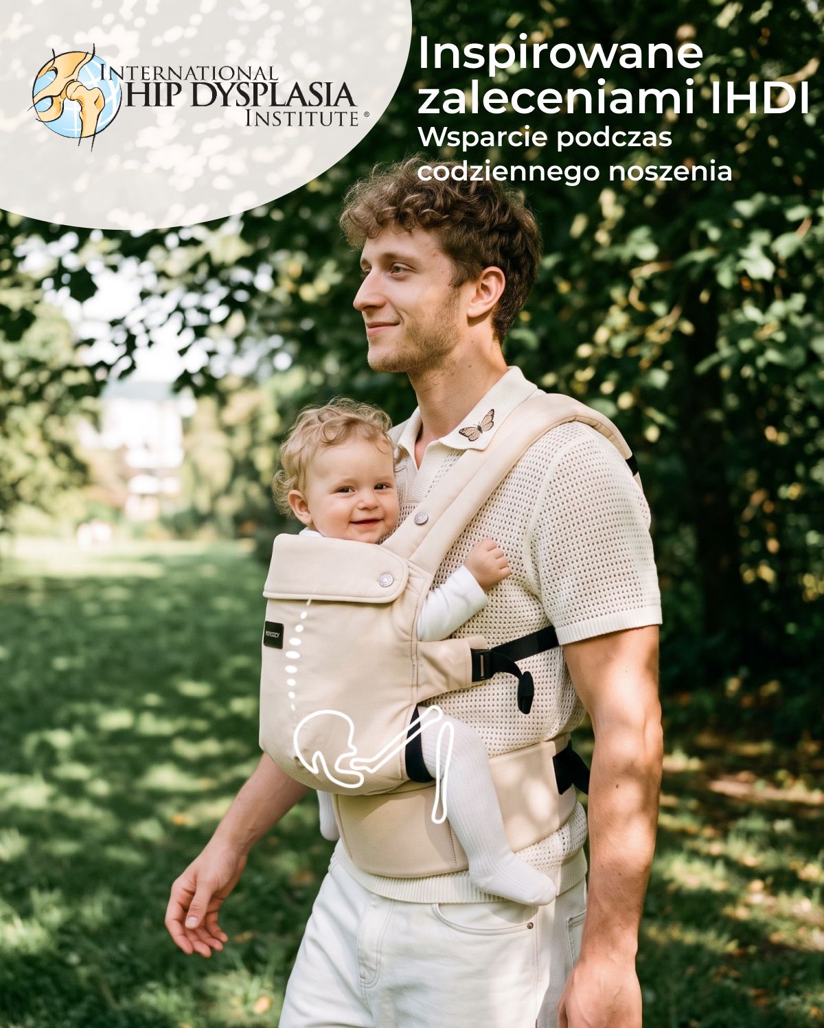 PureHug Nosidełko dla Dzieci - Ergonomiczne, Wygodne i Lekkie