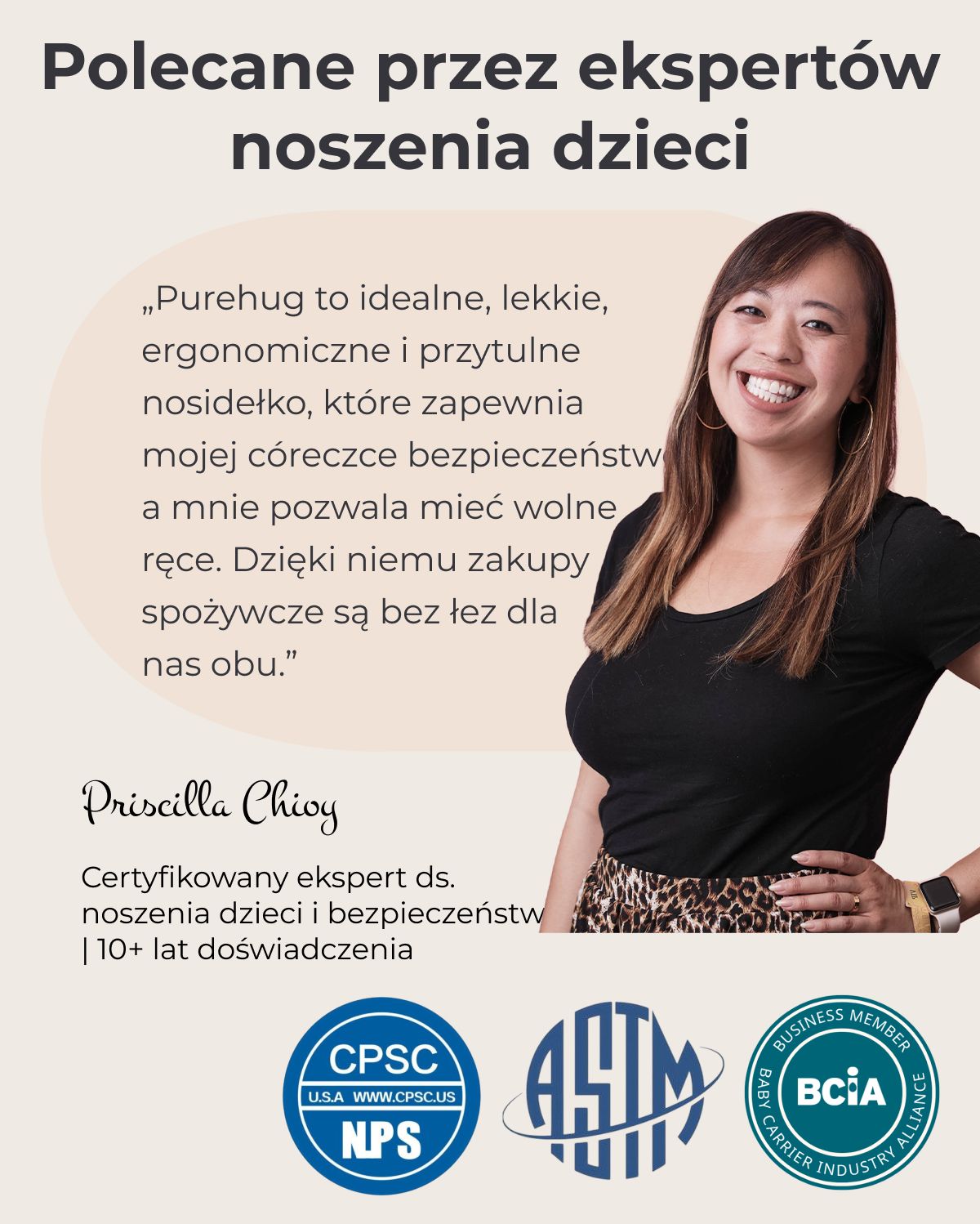 PureHug Nosidełko dla Dzieci - Ergonomiczne, Wygodne i Lekkie