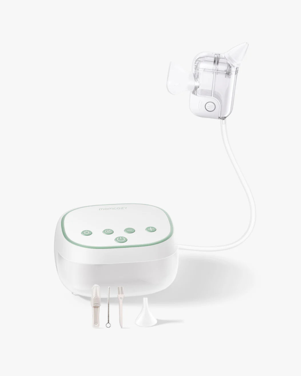 Momcozy BreezyClear Pro™ 2‑w 1 Elektryczny Aspirator do Nosa ze Sprayem & Ssaniem