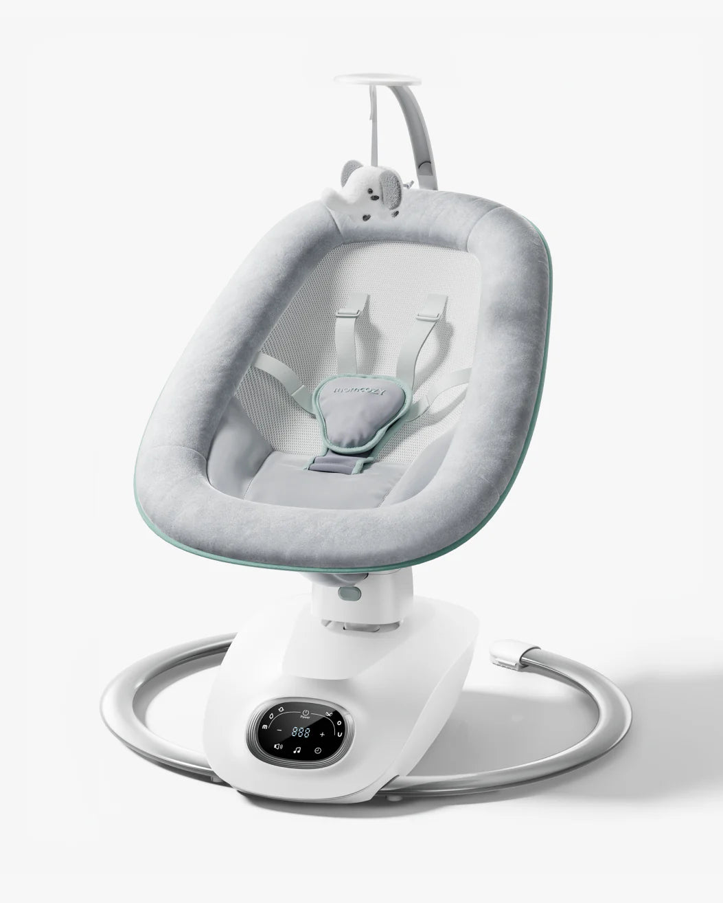 Momcozy CocoSway Leżaczek Bujaczek dla Dzieci - Elektryczna z Ruchem 3D