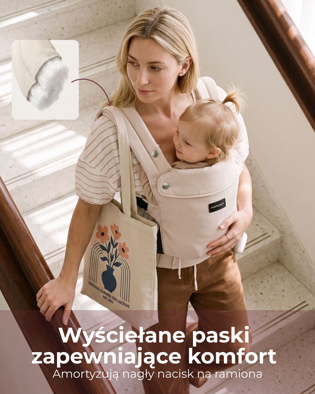 PureHug Nosidełko dla Dzieci - Ergonomiczne, Wygodne i Lekkie