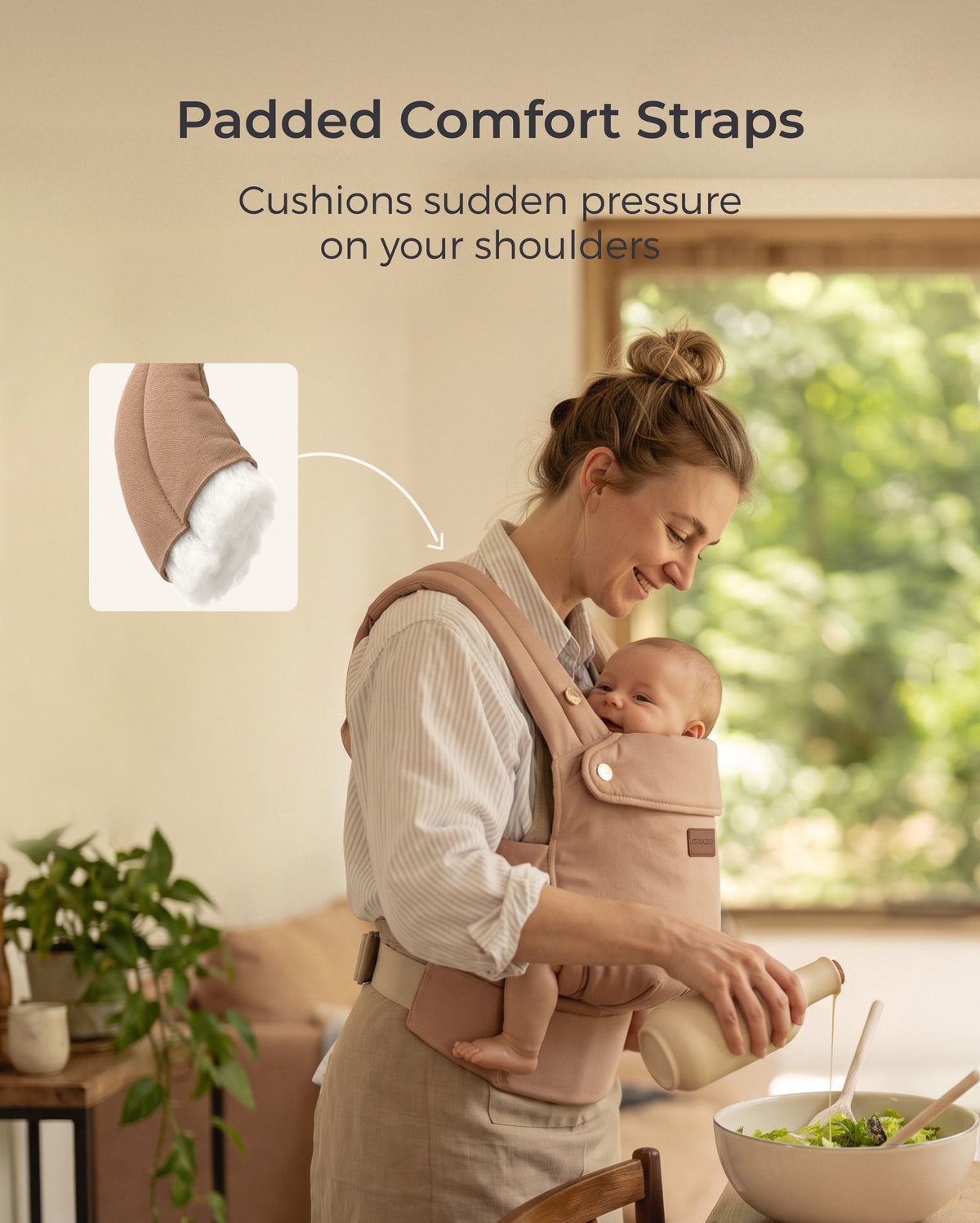 PureHug Baby Carrier - Ergonomic Cozy & Lightweight