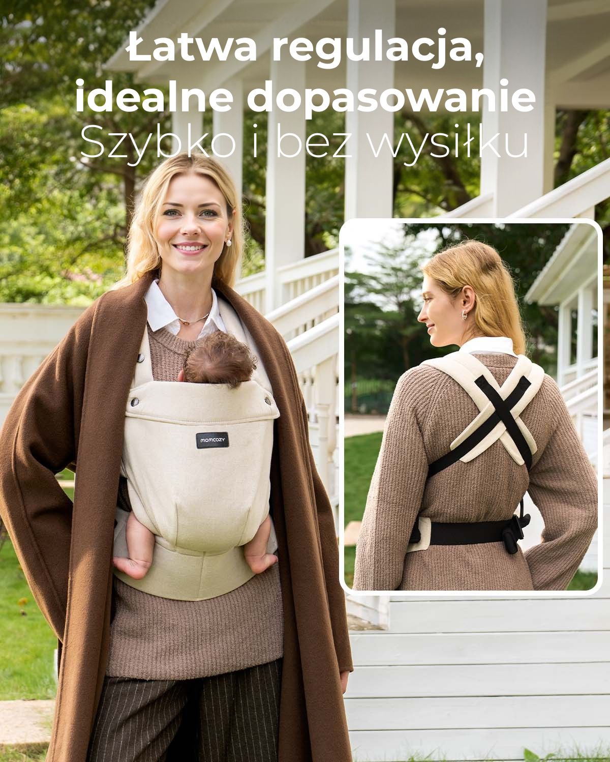 PureHug Nosidełko dla Dzieci - Ergonomiczne, Wygodne i Lekkie