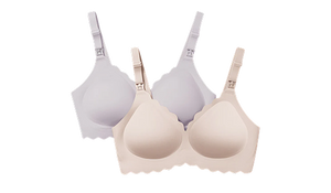 Jelly Strip Nursing Bra (2-Pack)